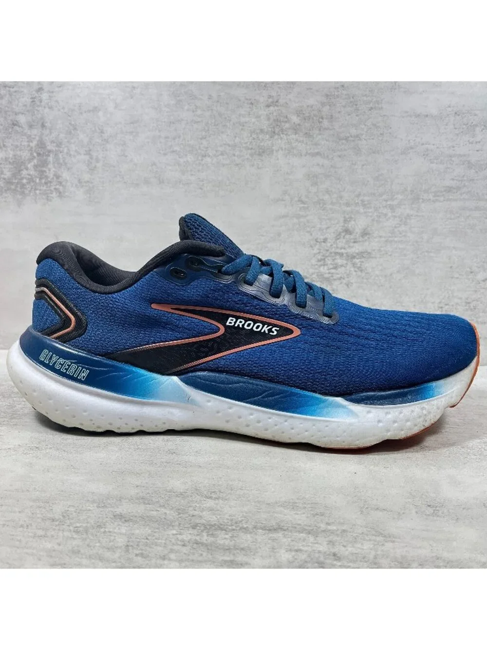 Brooks Glycerin 21 Running Shoes - Men's Size 10 - Blue